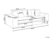 Soffa 3-sits GLORVIKA II Taupe_923874