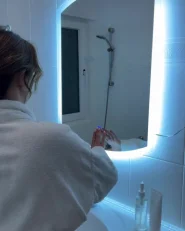 Kylpyhuoneen LED-peili BEZIERS 60 cm 78 cm Hopea_998469
