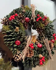 Julkrans NURMES 35 cm Grön_1039477