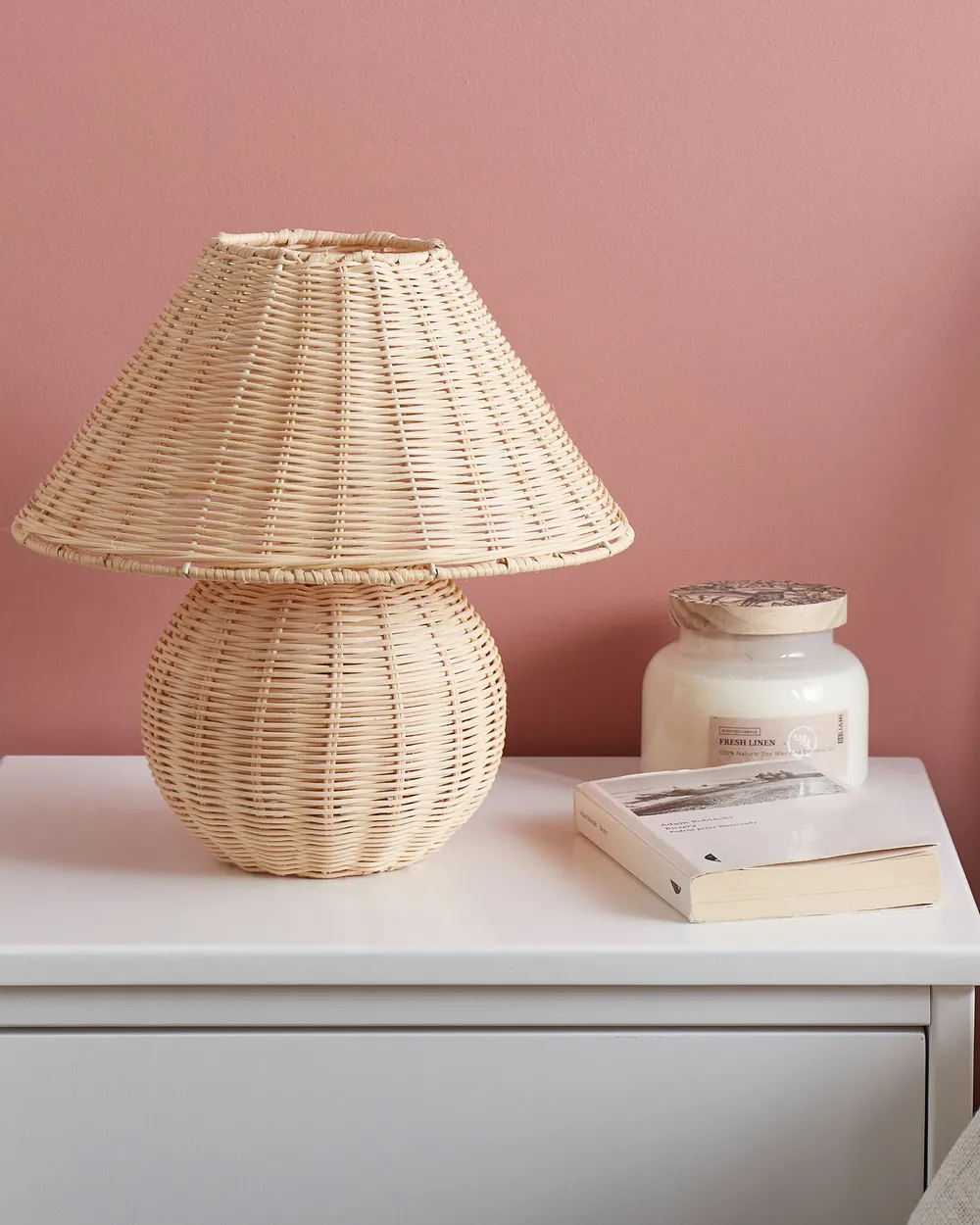 Table Lamp CINDER Rattan Natural_891405