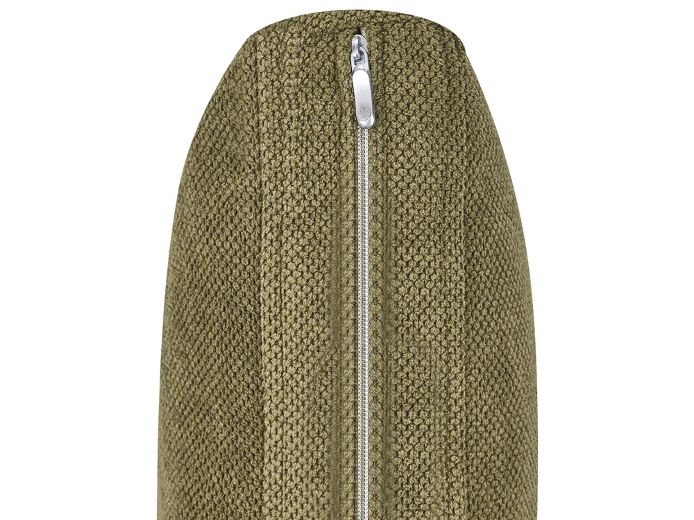 Single Sofa Bed JERSLEV Fabric Green_1009978