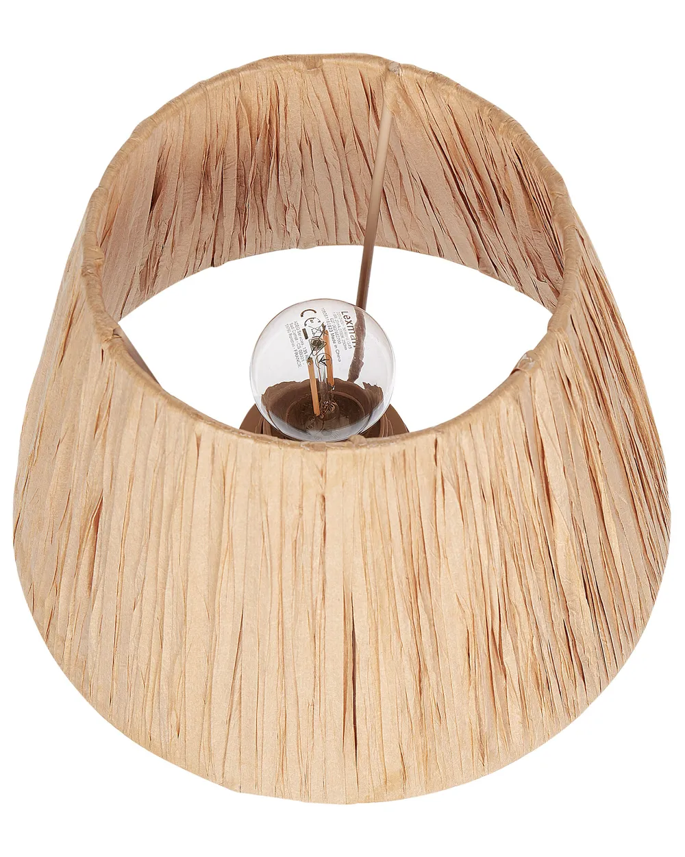 Set med 2 bordslampor ARWADITO Keramik Off-White_897956