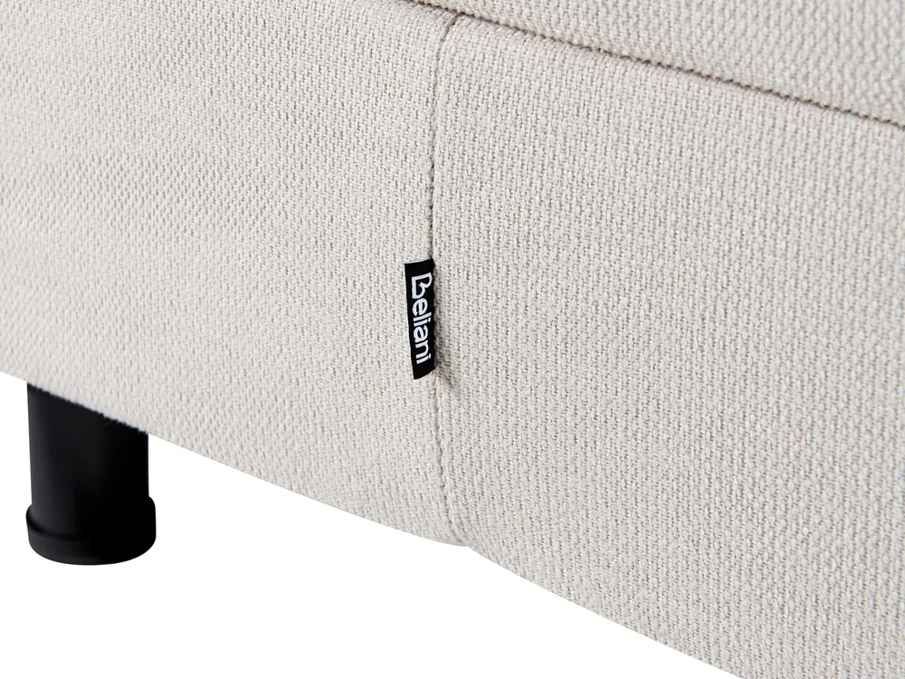 Adjustable Bed without Headboard Fabric CASTELLAN 180 x 200 cm (EU Super King) Light Beige_952230