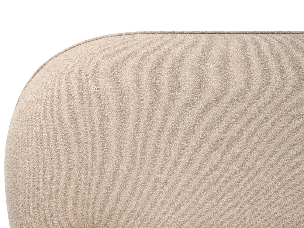 Bed Boucle BAYEL 160 x 200 cm (EU King Size) Taupe_1056376