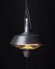 Ripustettava infrapuna-terassilämmitin AMIATA 2100 W Musta_684576