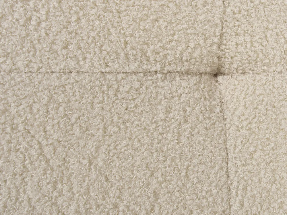 Bed Boucle SOULISSE 160 x 200 cm (EU King Size) Beige_1129726