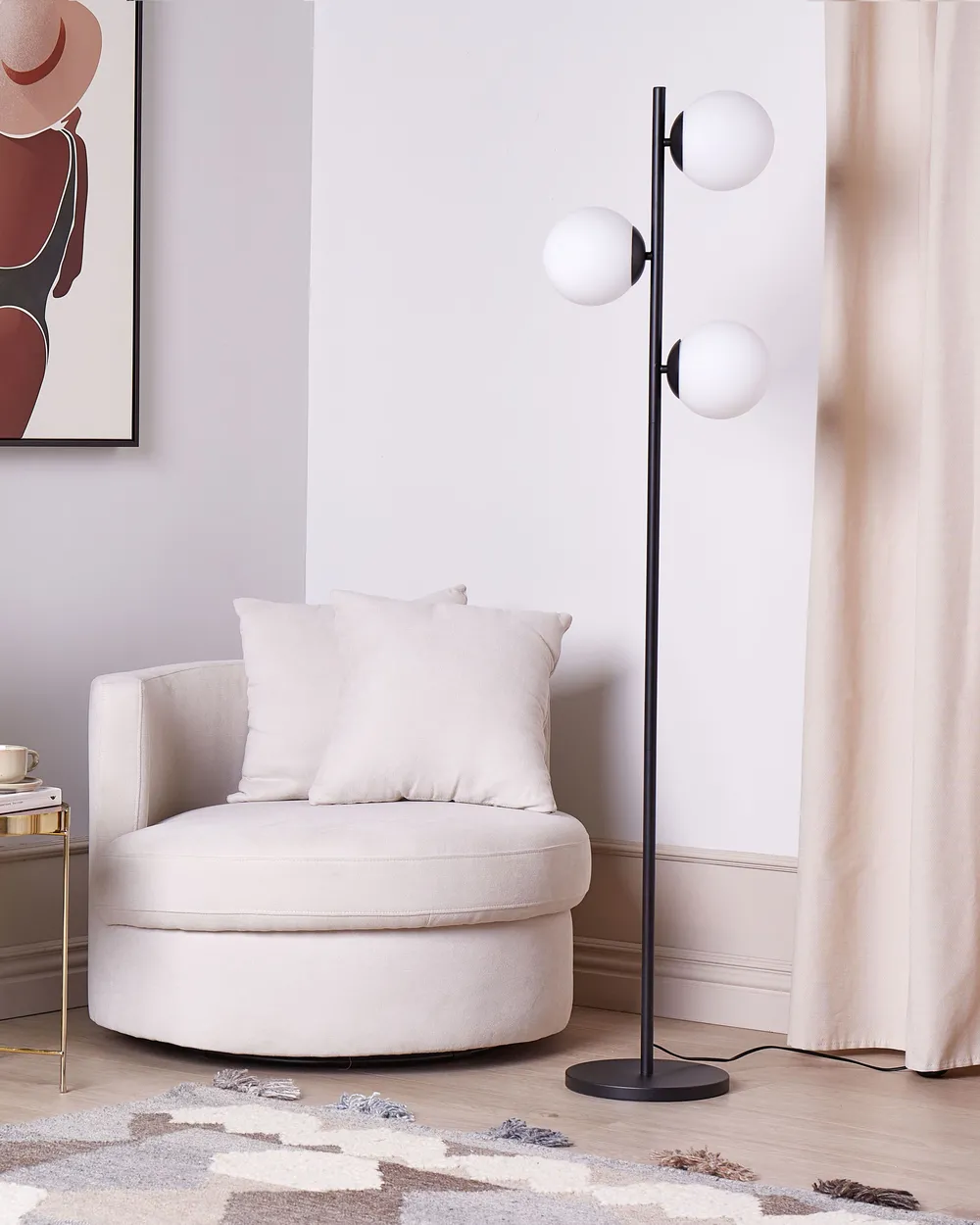 Floor Lamp WADI Metal Black_883686