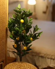 Konstgjord växt LEMON TREE 105 cm Grön_973154