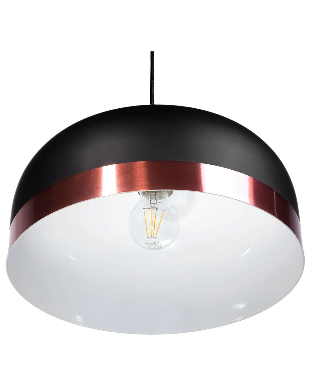 Pendellampa PARINA Metall Svart_684682