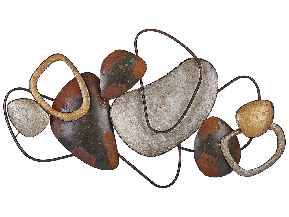 Wall Decor COBALT Metal 50 cm Brown