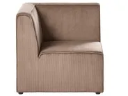 Moduulisohva 2-istuttava LEMVIG Vakosametti Tumma beige_1053266