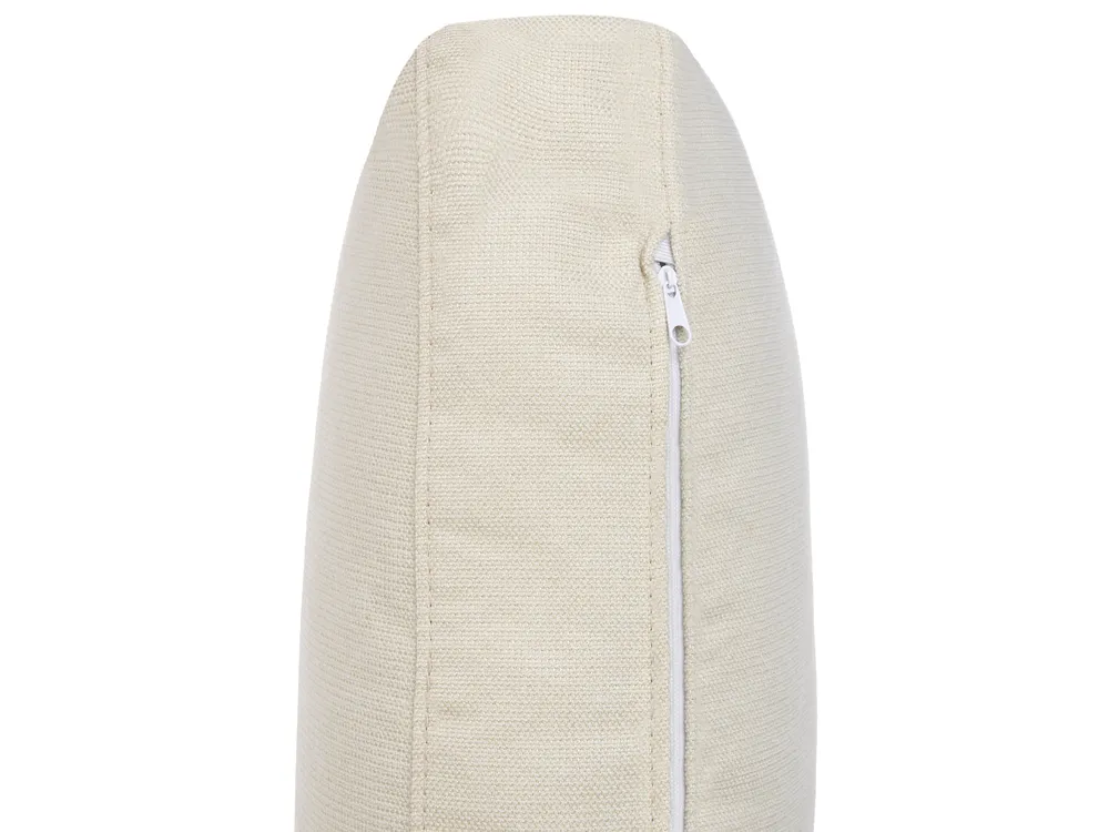 Hörnsoffa 4-sits KOHLO med fotpall Ljusbeige Högervänd_945051