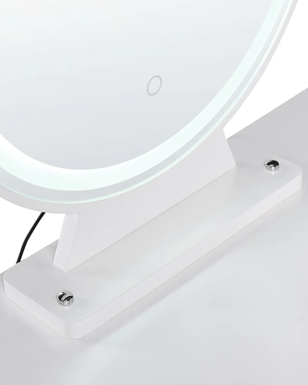 Dressing Table with Mirror and Stool YVES LED White_881922