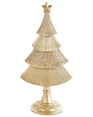 Joulukoristesetti 2 kpl ERVASTI 32/41 cm Joulukuusi Kulta_1175735