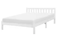 Säng med lamellram Furu FLORAC 160 x 200 cm Vit_751019