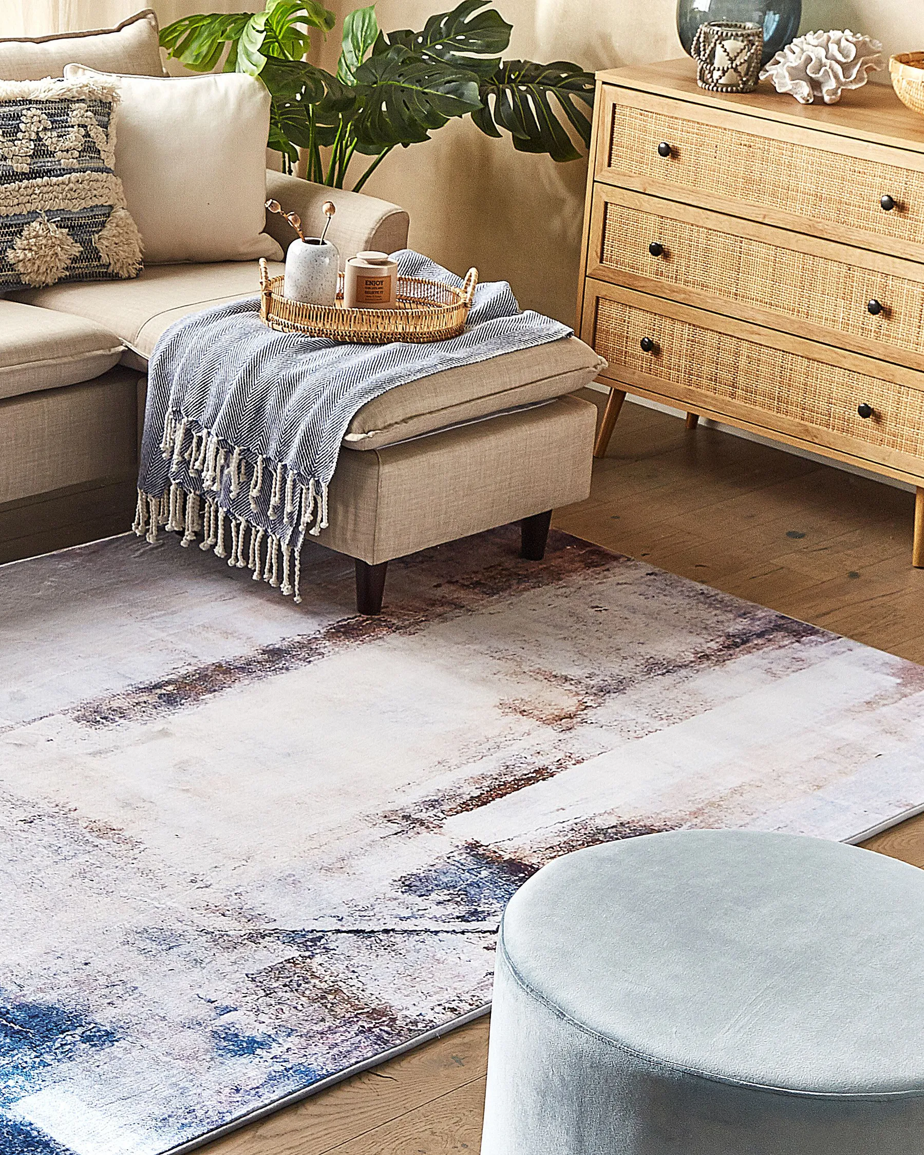 Rug TRABZON Brown 140 x 200 cm_761882
