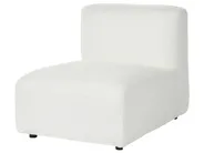 Modular Corner Sofa 3 Seater HEDE Boucle White Right Hand_1091894