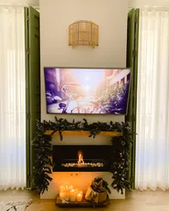 Christmas Garland LED WAPTA 270 cm Green_846100