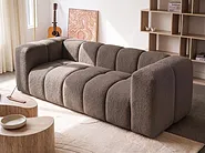 Sofagruppe 5-seters ANTOLA Bouclé Gråbrun_1161690
