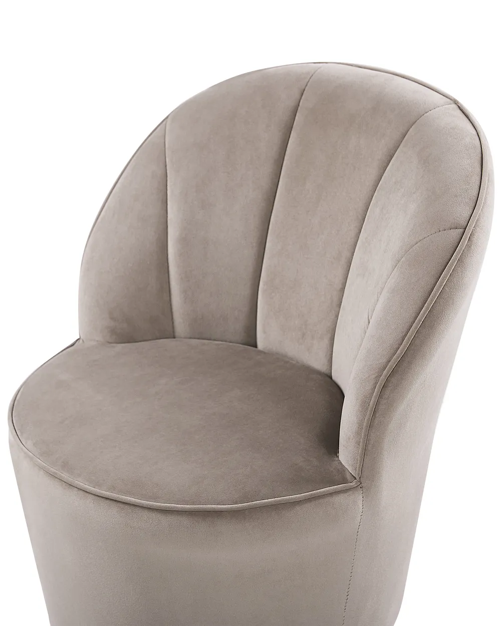 Fåtölj ALBY Sammet Ljusbeige_780888