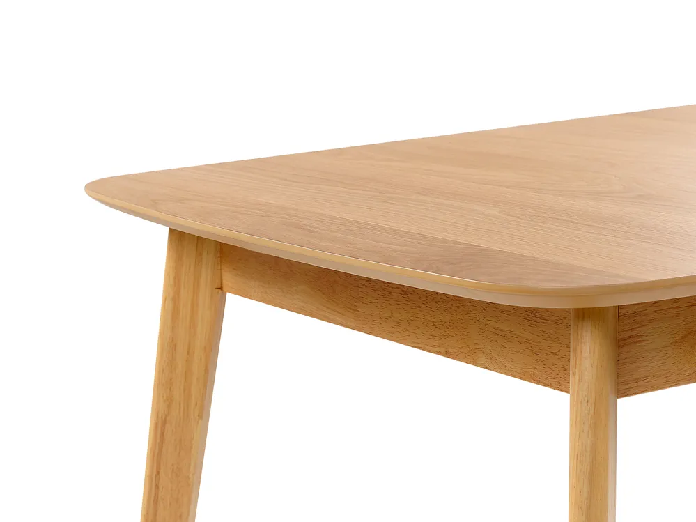 Extending Dining Table MADOX Light Oak 150/190 cm 90 cm_858504