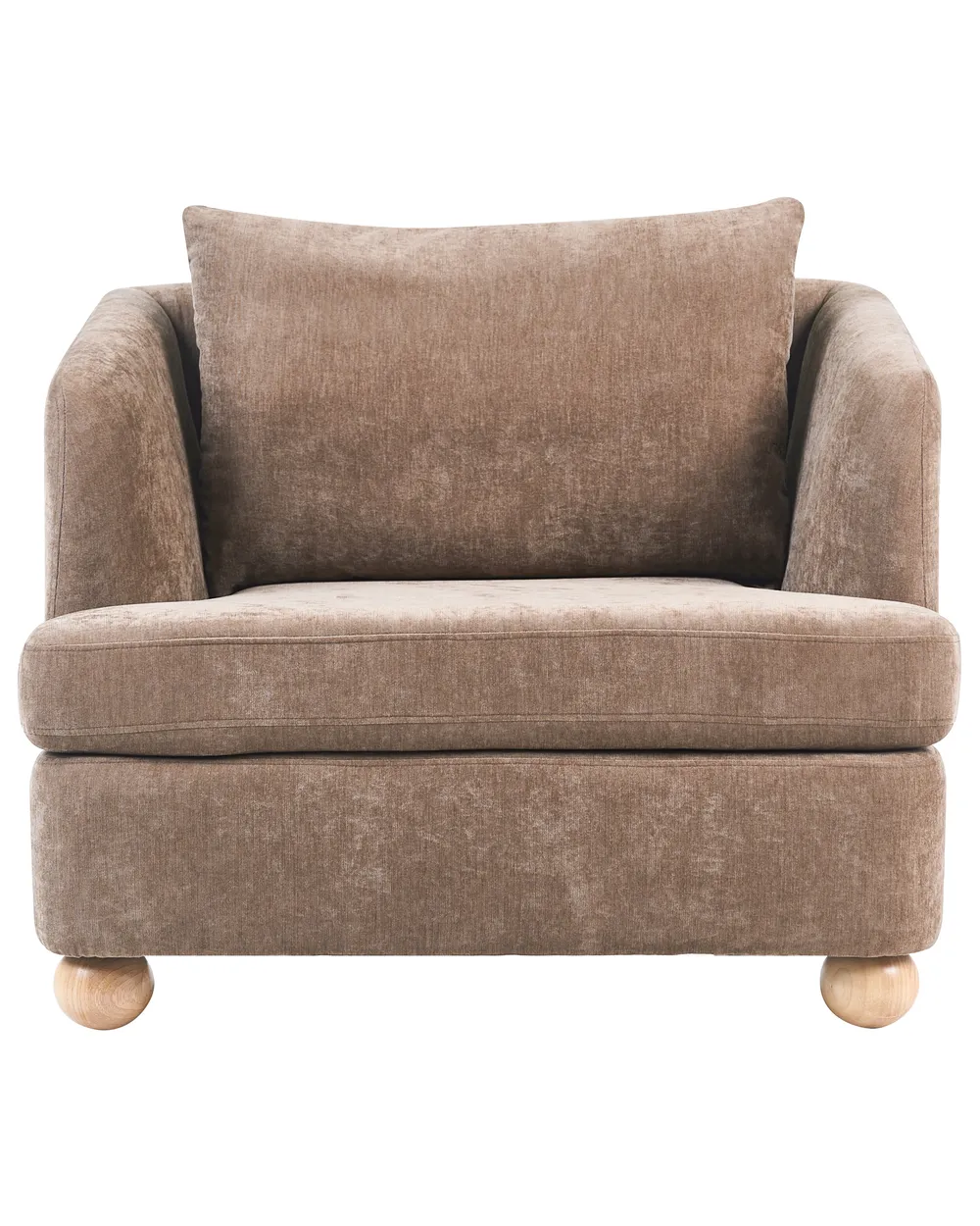 Armchair RATTVIK Chenille Brown_1066479