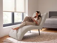 Chaise Longue QUILLY Corduroy Taupe_1096000