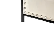 Säng med lamellram Metall BREUILLET 140 x 200 cm Svart_1033479