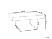 Soffbord MERCED Vit marmor_820953