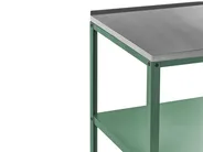 3 Piece Outdoor Kitchen Set with Sink VILAMA Green Metal_974369