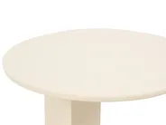 Garden Side Table VANZAGO 40 cm 40 cm Metal Beige_1094911