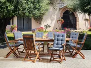 Set of 8 Back/Seat Cushions MAUI PREMIUM Blue_1070595