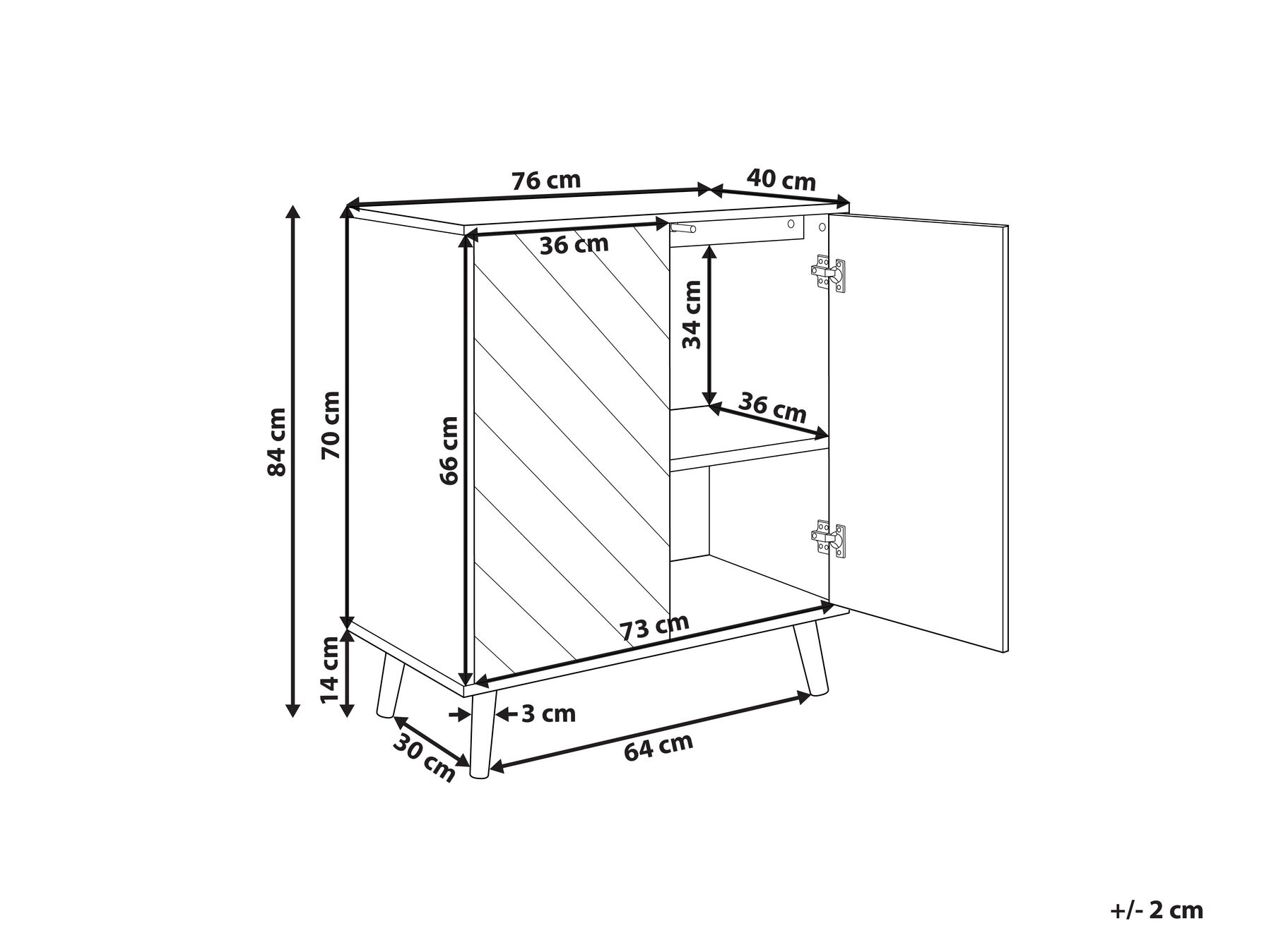 Cabinet BRISTOW White_872272