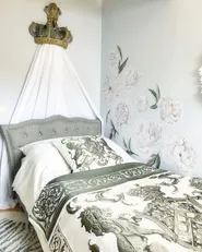 Ottoman Bed METZ Fabric Light Grey 90 x 200 cm (EU Single)_724524