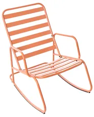 Garden Rocking Chair TURI Metal Orange_1020977