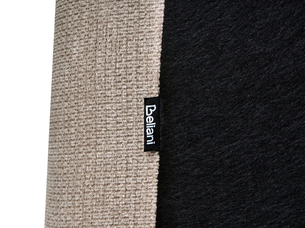 Ottoman Bed GRASSE Fabric Taupe 160 x 200 cm (EU King Size)_1056331