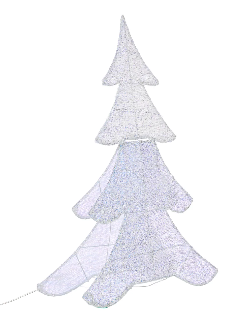 Outdoor Decoration LED EDASJON 95 cm Christmas Tree White_1018809