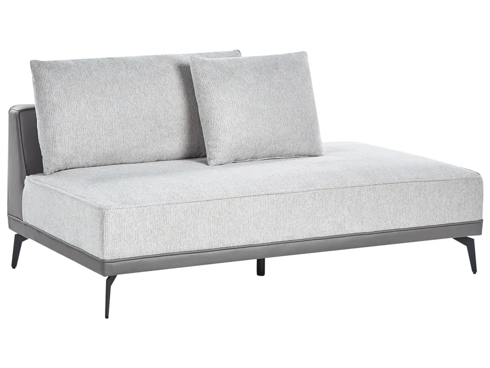Corner Sofa 3 Seater MYKEN Fabric Light Grey Right Hand_952085