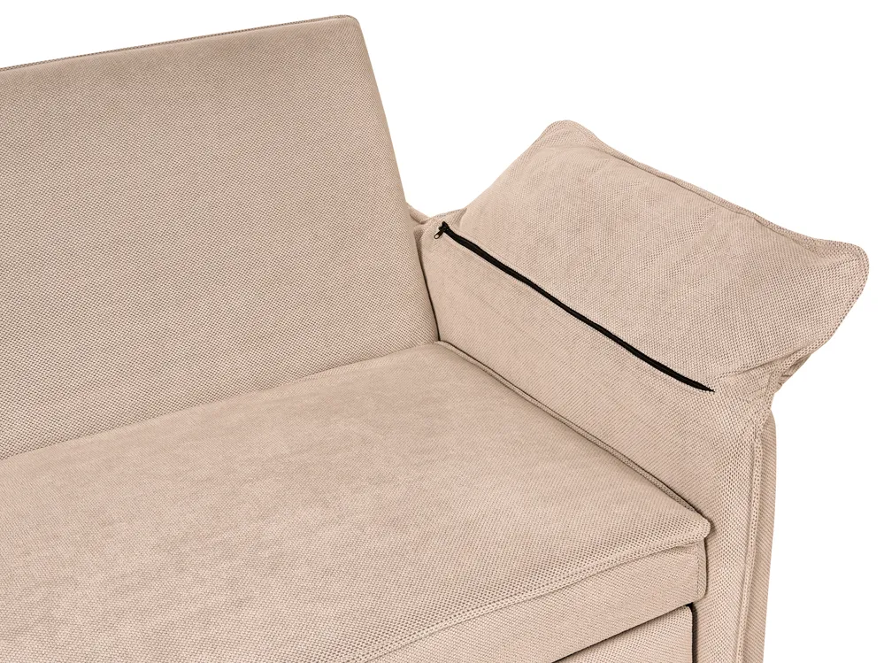 Sofa Bed HORMA Fabric Light Brown_1030103
