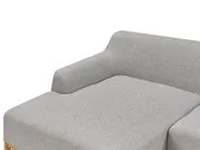 Hörnsoffa 3-sits SOSJO Ljusgrå Högervänd_941073