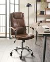 Executive Chair WINNER Faux Leather Brown