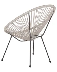Garden Chair ACAPULCO II PE Rattan Light Grey_811595