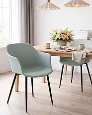 Set med 2 matstolar ELIM Mintgrön_1153788