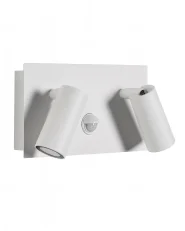 LED-vägglampa för utomhusbruk CASSLEY med rörelsesensor Vit_1156326