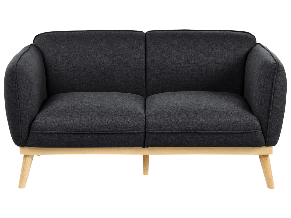 Sofa 2 Seater LJUNG Fabric Black