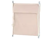Sun Lounger KASTORIA Reclining Metal Beige_1031944
