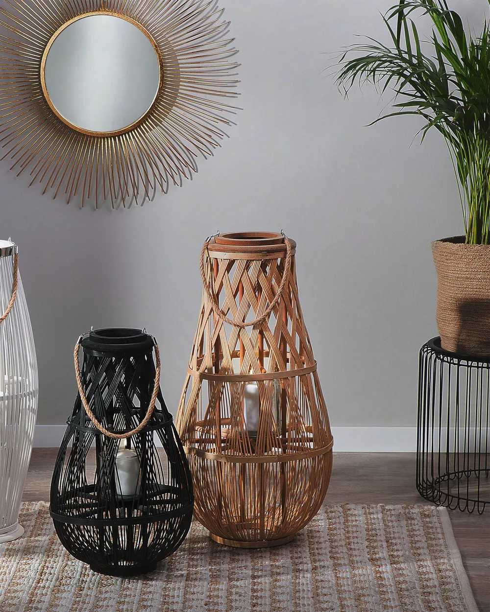 Lantern TONGA 77 cm Bamboo Natural