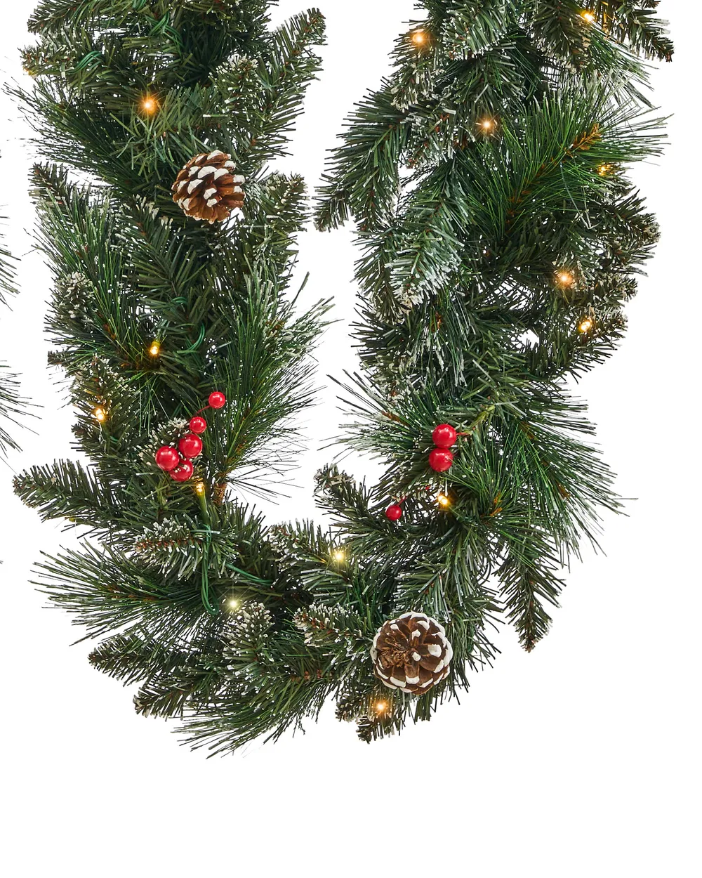 Christmas Garland LED WAPTA 270 cm Green_832045