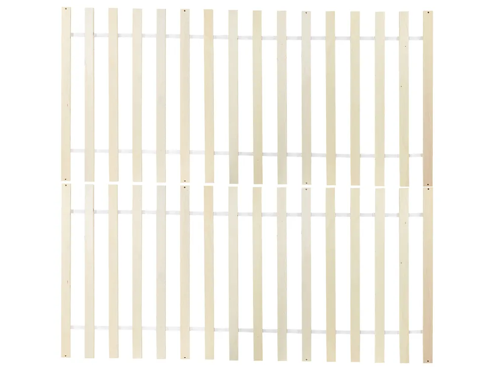Bed Pine Wood TANNAY 160 x 200 cm (EU King Size) White_924681
