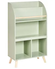3 Tier Bookcase LILOET 102 cm Light Green_950036